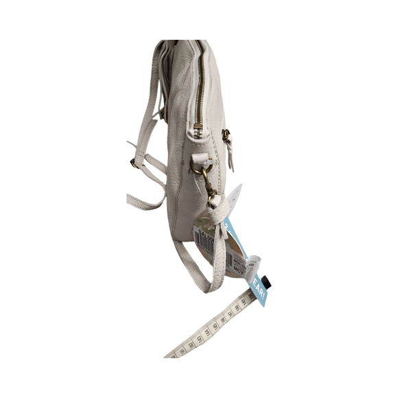 The Sak happy & free cream colored Elegant White Leather Crossbody Bag - Picture 7 of 16